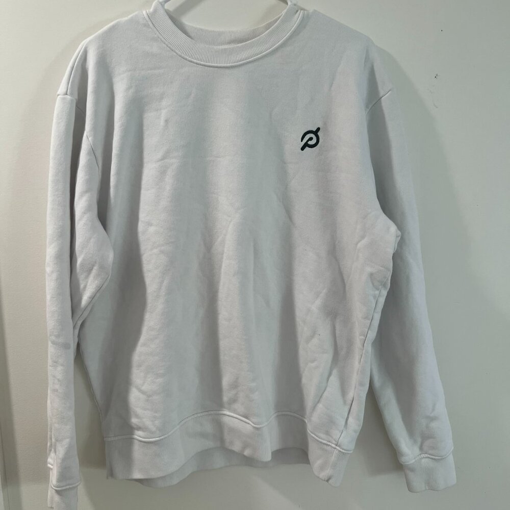 White Men's Peloton Sweatshirt